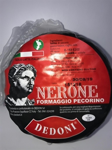 FORMAGGIO PECORINO NERONE 60/90 GG.DEDONI